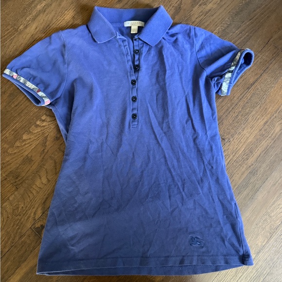 Burberry Tops - Burberry Royal Blue Kids Polo Shirt